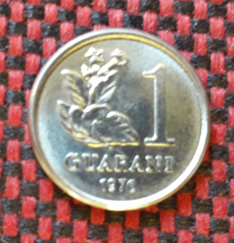 Paraguay 1 Guarani 1975 Km# 151 Moneda Acero Inoxidable