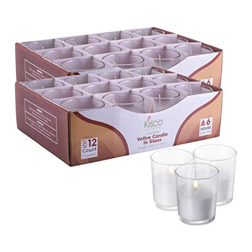 : Velas Votivas Soportes Vidrio Decorativo Transparente...