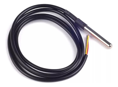 Sensor De Temperatura De Inoxidable Ds1820 Cable De 1m