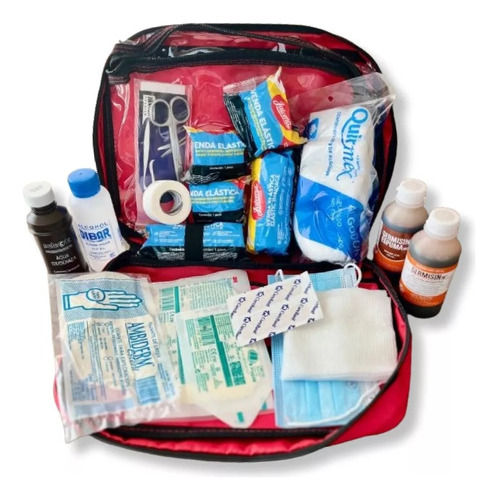 Botiquín Primeros Auxilios Grande Elite Bags Heal&go Insumos