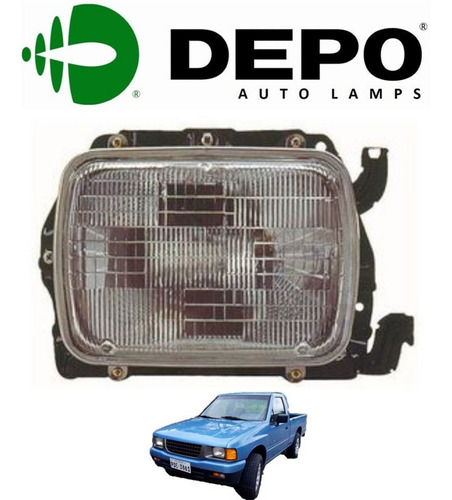 Faro Izquierdo Chevrolet Luv Pick Up 99-01 Depo