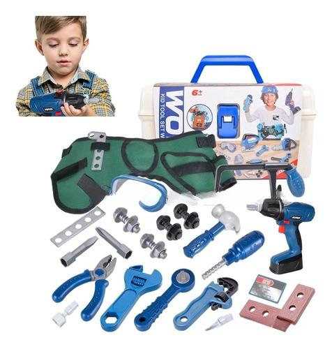 Kit De Herramientas De Reparación Para Niños Juego De Herram