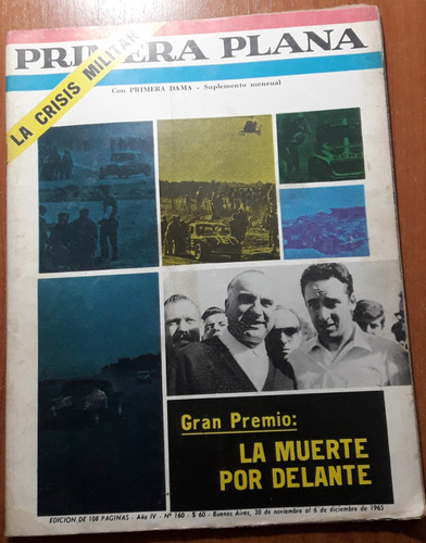 Revista Primera Plana N°160  30 Nov Al 6 De Diciembre 1965