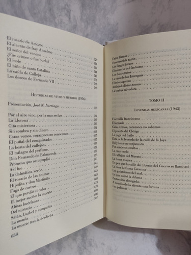 Artemio De Valle-arízpe, Obras 2 Tomos. Fce Pasta Dura (Usado)