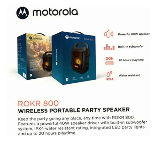Motorola Rokr 800 Altavoz Bluetooth Inalámbrico Subwoofer