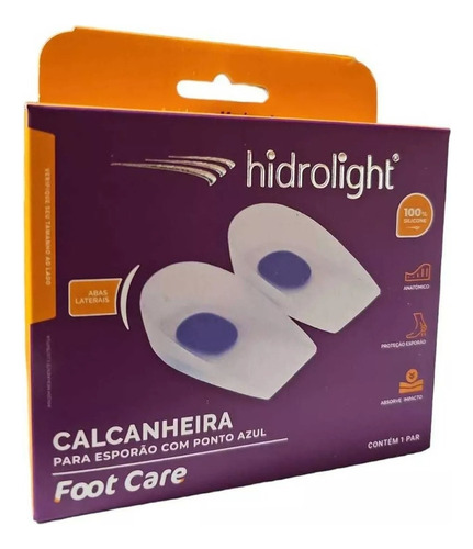 Calcanheira De Silicone Para Esporão C Ponto Azul Hidrolight