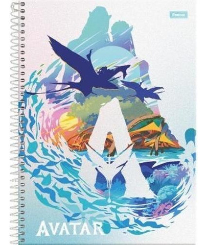 Caderno C/d 10 Materias Avatar 160 Folhas Foroni