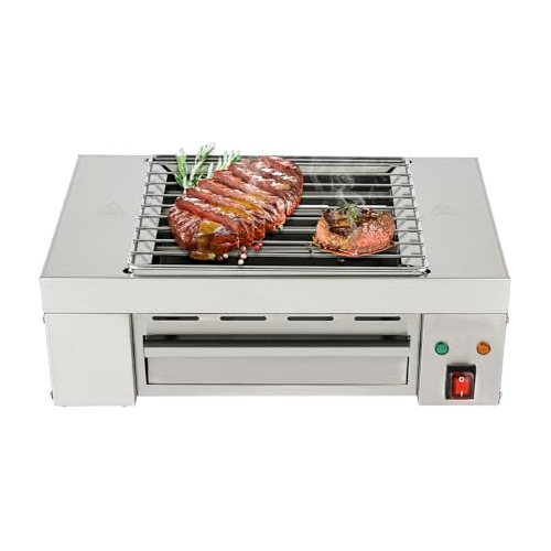 Parrilla Eléctrica Barbacoa, Portátil Compacta 110v,1500w