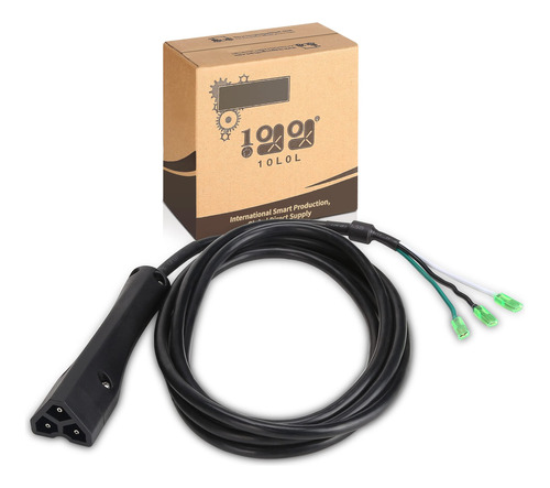 48v Cargador Receptaculo Plug Cable Kit Conector Para Golf