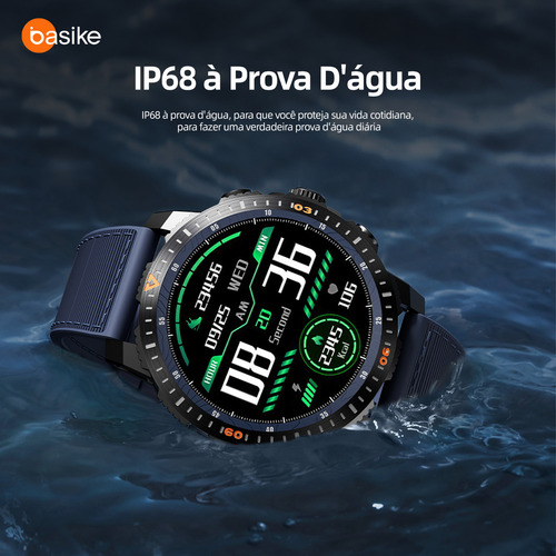 Relógio Inteligente Smartwatch Ultra Bazik Prime W92 Pro Max Masculino Smartwatches Para Android, Ios Whatsapp Chatgpt 100 Modos Esportivos Gps Ip68 1.43 Amoled 466*466 Px 470mah
