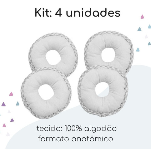 Protetor De Bico De Seio Rachado Amamentar Lavável Kit Com 4