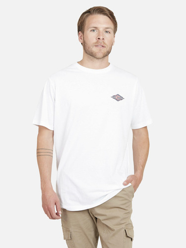 Polera Bless Up Tee Hombre Blanco Rip Curl