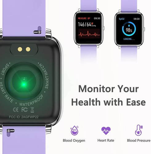 Imagen 4 de 8 de Kalinco Smart Watch Para Ios iPhone Y Android