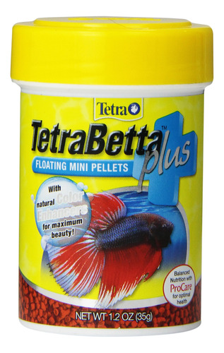 Tetra Betta Plus - Mini Pellets Flotantes, Alimento Para Pec