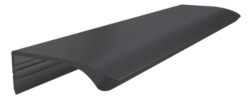 Puxador Aluminio Luna Titânio Fosco 150mm Rometal