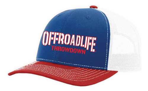 Gorra De Malla Con Cierre A Presión Offroad Life Throwdown P