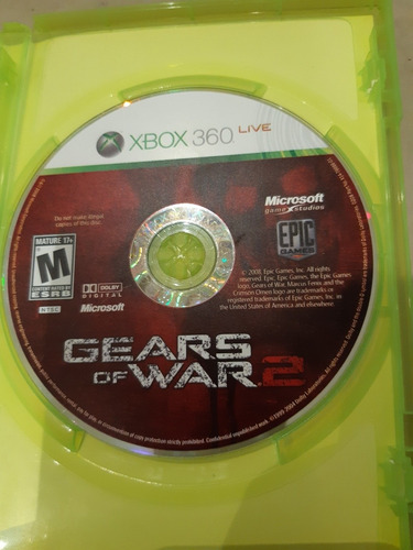 Gears Of War 1 Y 2 Xbox 360 Original