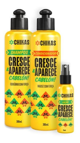  Kit Chikas Para Crescimento Dos Cabelos Cresce E Aparece