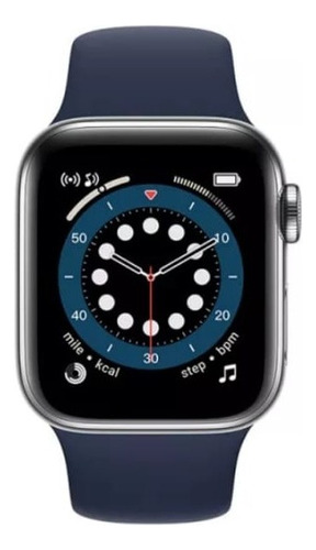 Smartwatch T500 Plus Bluetooth Reloj Inteligente Llamadas Color De La Caja Azul
