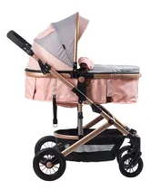 Comprar Coche Para Bebe Cuna Y Moises De Paseo Enduro Baby Go Color Rosa Color del chasis Negro