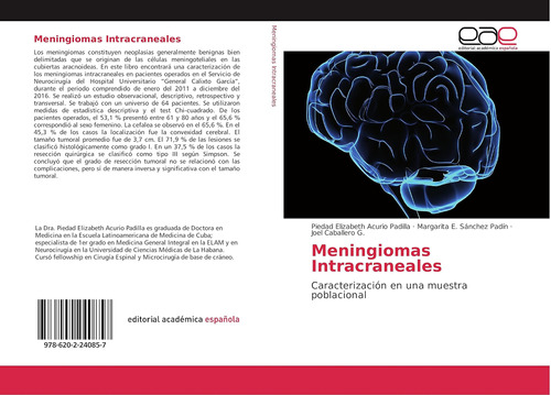 Libro: Meningiomas Intracraneales: Caracterización En Una Mu