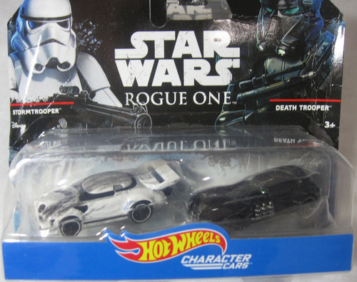 Set De 2 Carros Hot Wheels Basados En Stars Wars +rogue One