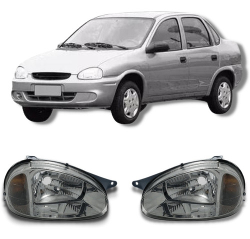 Juego De Opticas Chevrolet Corsa 2004 2005 2006 2007 2008