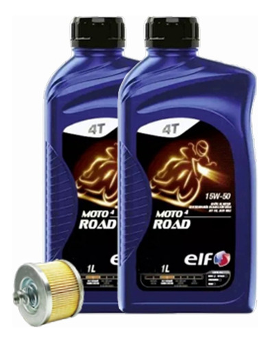 Kit Service Royal Meteor 350 Filtro Aceite + Elf 15w50 Semi