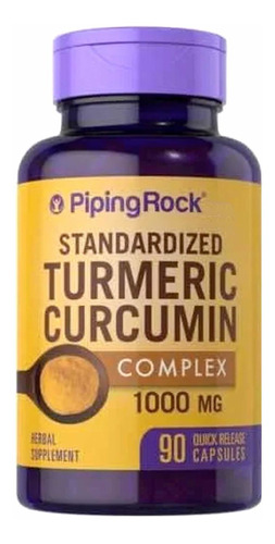 Turmeric Curcumin 1000 Mg X 90 Cápsulas Piping Rock