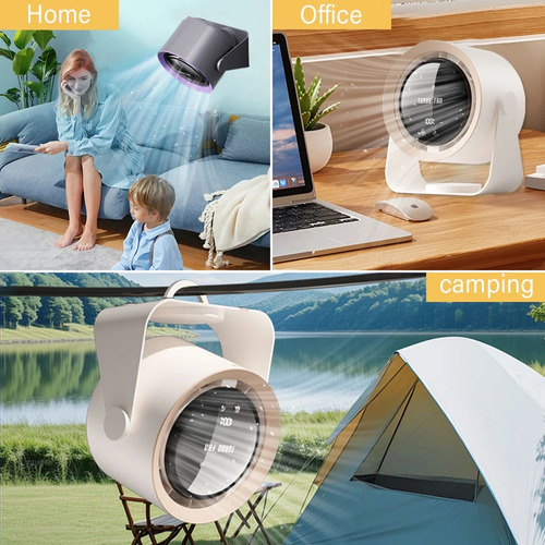 Ventilador S7electric Turbo Fan Inalámbrico Con Circulación