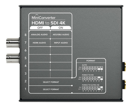 Miniconversor Blackmagic Hdmi a Sdi 4k 6G-SDI