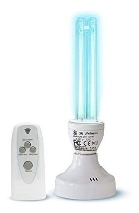 Lámpara Uv Germicida De Ozono Uvc E26 Con Control Remoto
