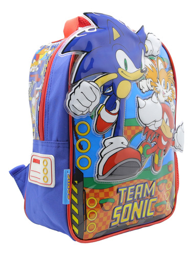 Mochila Jardin Sonic Original 12  Nene De Espalda 3d Cresko