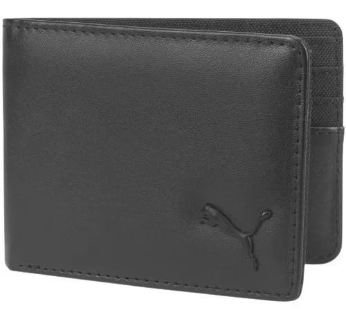 Cliente Hay una necesidad de Para aumentar Cartera Puma Piel Negra Billetera Bifold Hombre | Envío gratis