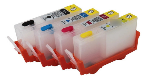 Imagen 4 de 4 de Tinta Hp 670 670xl Recargable 3525 4615 4620 4625 5525 6526