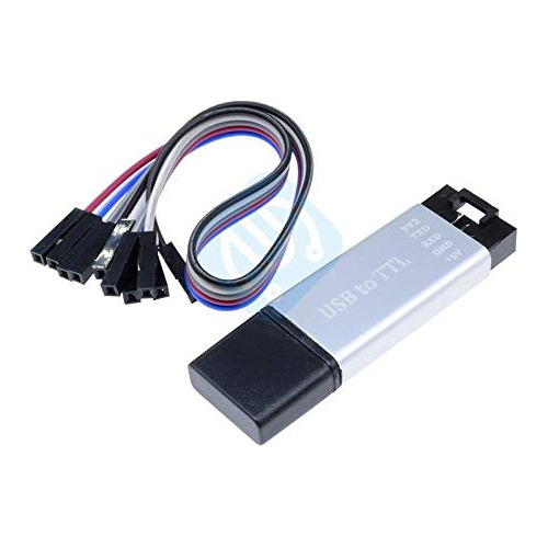 Aluminio Shell Usb Ttl Uart Tipo Caja Metal Convertidor Stc