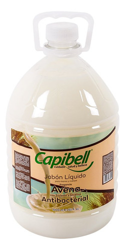 Jabon Liquido Antibacterial Capibell 8021713 3000ml Avena