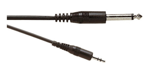 5 Cable Audio 3.5 Mm Estéreo A 6.3 Mm Mono 1.8 Metros