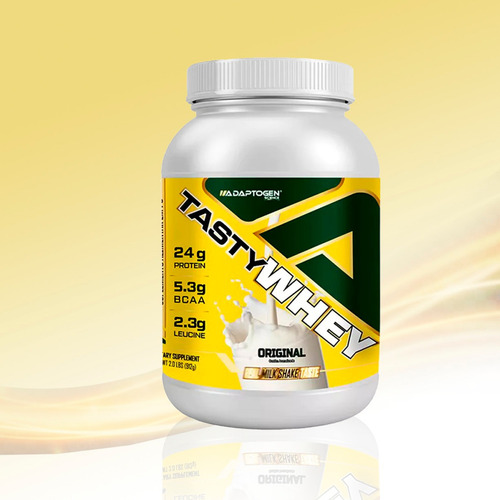 Tasty Whey 912g Adaptogen Science Usa - Whey Protein Gourmet Sabor Original Original