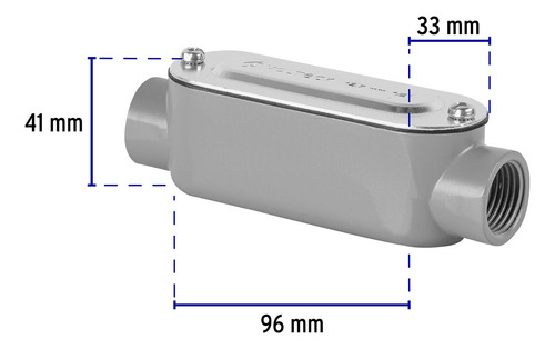 Condulet 3/4 Conexión Tipo T, Volteck. 46980