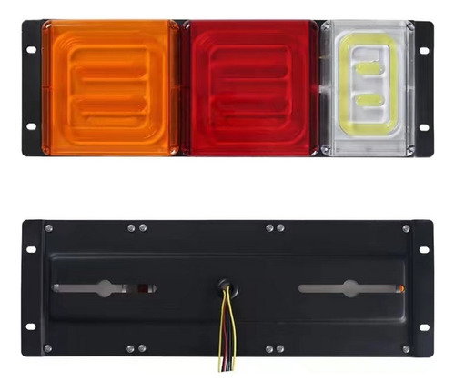 Juego Faros Traseros Led 24v Trailer Camion