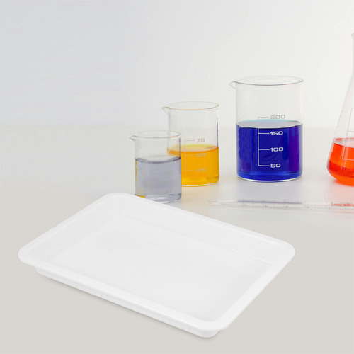 Bandejas De Laboratorio De Plástico Para Servir, 4 Unidades,