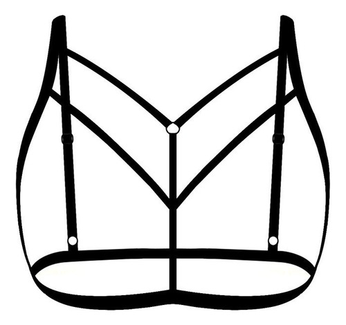 Sujetador Con Tiras Elásticas Halter Para Mujer