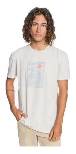 Remera Quiksilver Manga Corta Hombre Suburban Sunrise