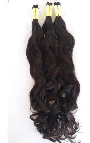 Cabelo Humano Ondulado Natural 70cm - 500g Envio Imediato