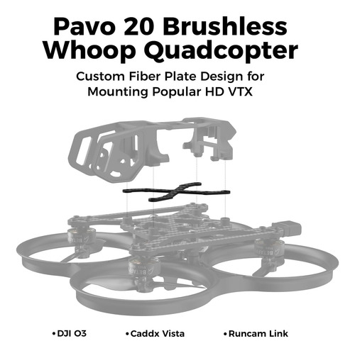 Betafpv Pavo20 Quadcopter Whoop Sin Escobillas Con Soporte D