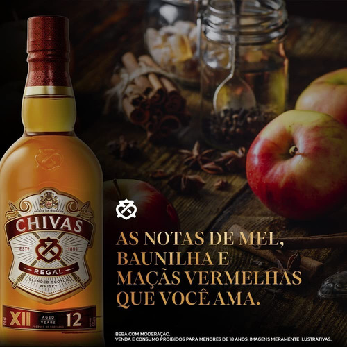Chivas Regal 12 Años 1l. Envio Gratis