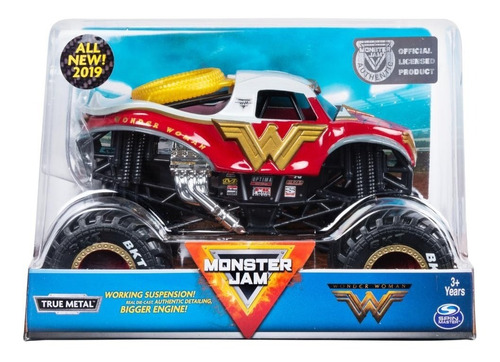 Carro Monster Jam - Wonder Woman - Spin Master