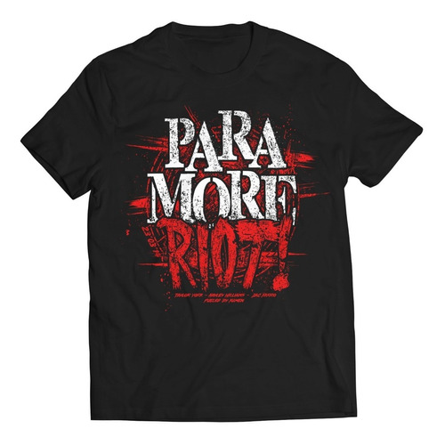 Camiseta Paramore Riot! Rock Activity