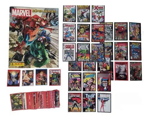 comprar Álbum Marvel Superhéroes- Set Completo Y Cards - Panini 